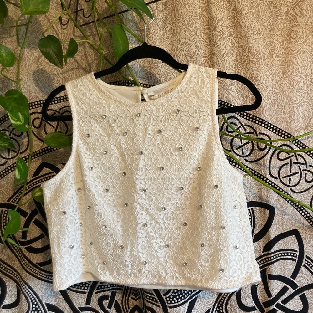 NWOT Lauren Conrad Studded Tank Women’s M
